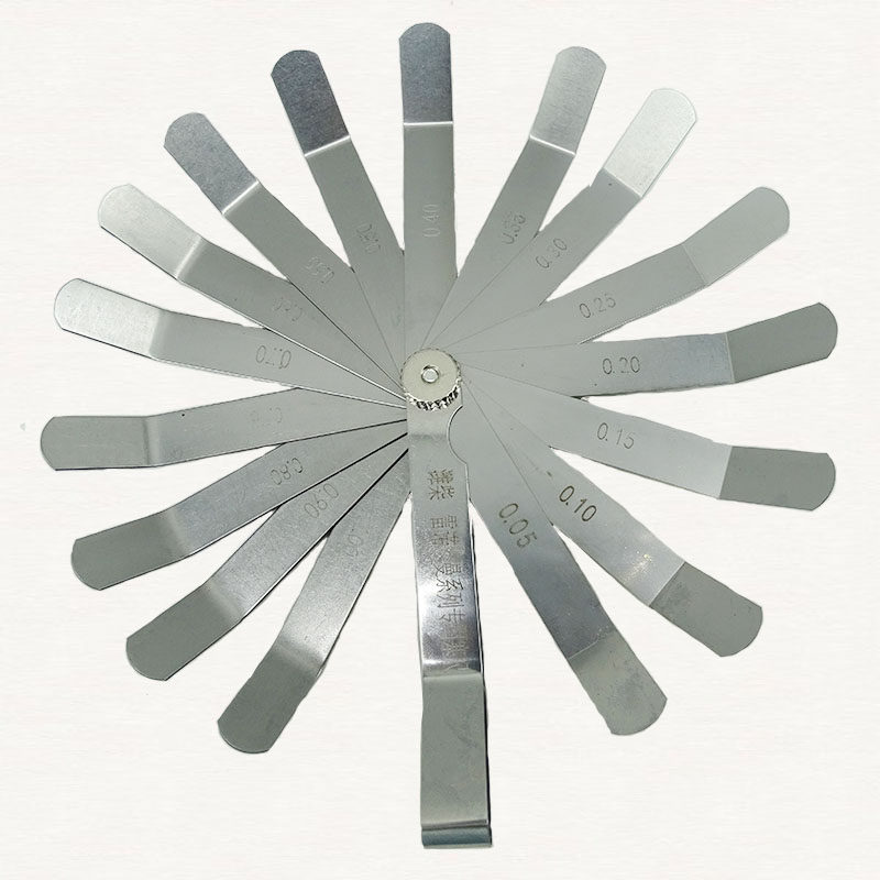 Stainless steel high precision 16 piece set 0 05-1 0MM engine valve clearance adjustment ruler large car valve plug ruler