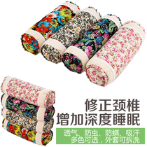 Cylindrical pillow candy high pillow round buckwheat shell health buckwheat hard pillow core single enlarged cylindrical head