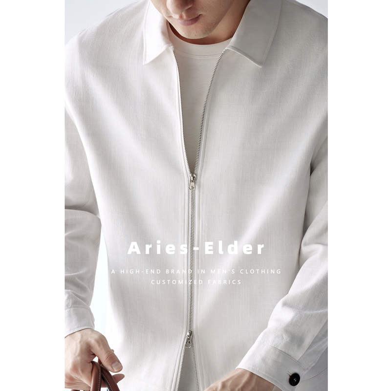 Aries Elder Linen Old Money High-End Lapel Jacket Men's Commuting Thin Coat