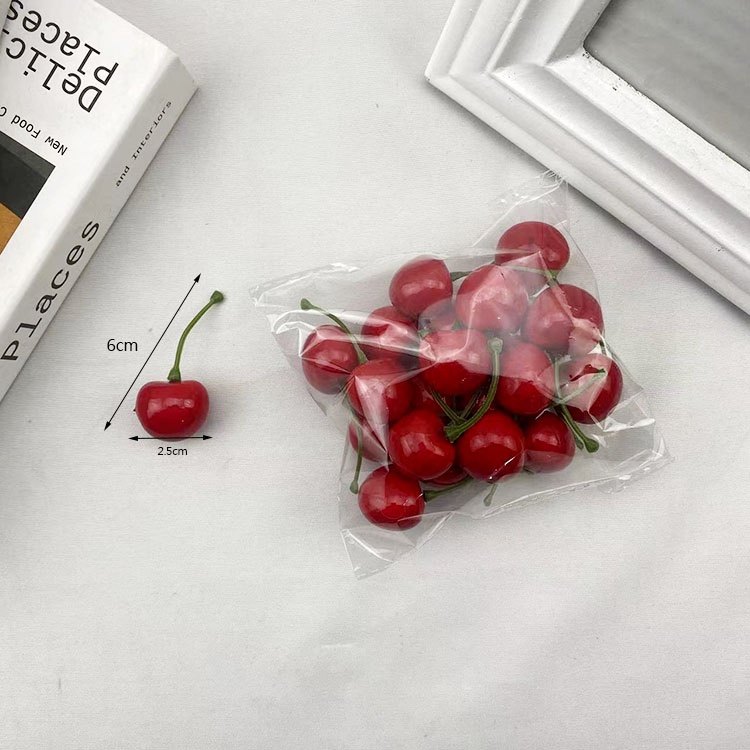 仿真水果蔬菜模型樱桃小水果果蔬摆件店铺橱窗装饰摆件拍摄道具详情5