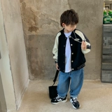 Бейсбольная форма для мальчиков, детская куртка, осенний кардиган, осенняя, подходит для подростков