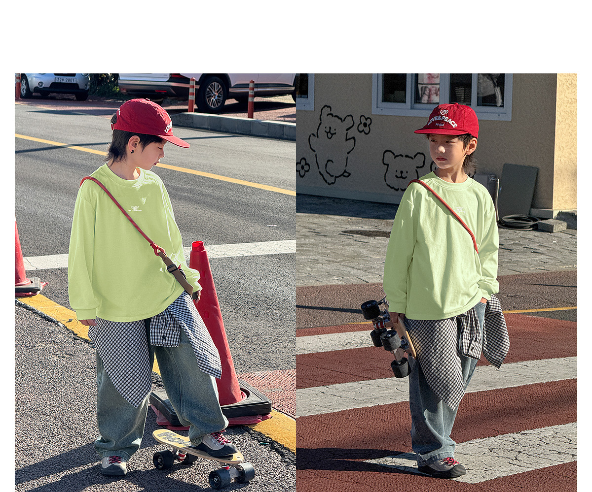 Boys' Sweatshirt Long-Sleeve T-Shirt White Base Shirt Early Autumn 2026 New Style for Older Children Boys' Top Clothing Outfit — 54