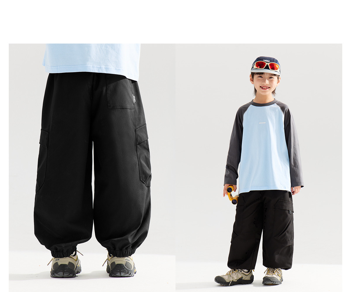 Zhen Youfan Boys' Pants Autumn New Style Children's Cargo Pants Spring and Autumn Big Boys' Long Pants Autumn Outdoor Hiking Pants — 41