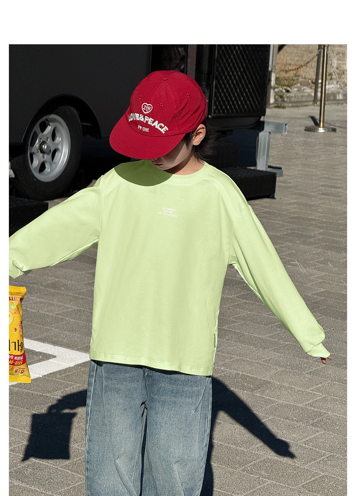 Boys' Sweatshirt Long-Sleeve T-Shirt White Base Shirt Early Autumn 2026 New Style for Older Children Boys' Top Clothing Outfit — 55
