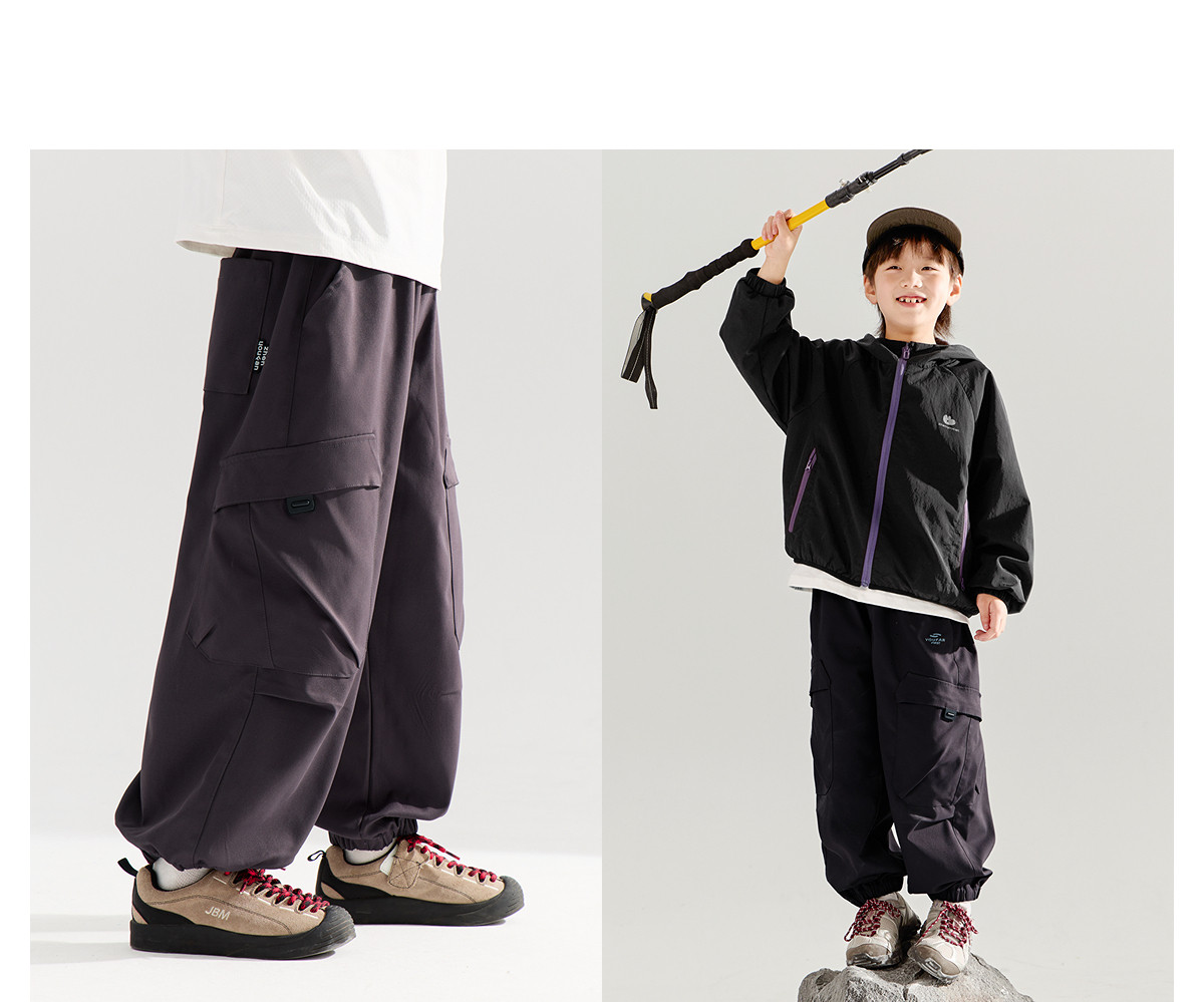Zhen Youfan Boys' Pants Autumn New Style Children's Cargo Pants Spring and Autumn Big Boys' Long Pants Autumn Outdoor Hiking Pants — 35