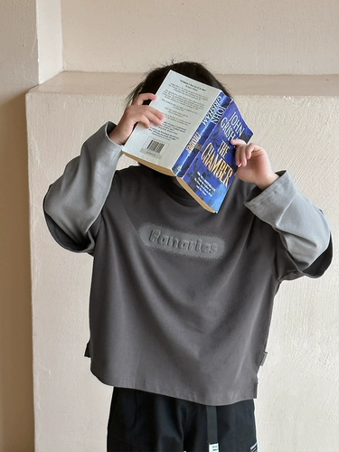 Летняя одежда, детский хлопковый лонгслив, мультяшный длинный комплект, коллекция 2023, осенняя