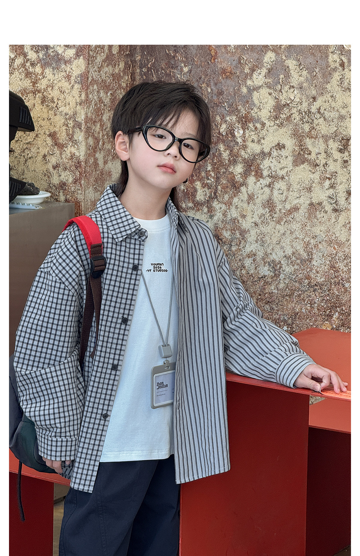 Boys' Sweatshirt Long-Sleeve T-Shirt White Base Shirt Early Autumn 2026 New Style for Older Children Boys' Top Clothing Outfit — 28
