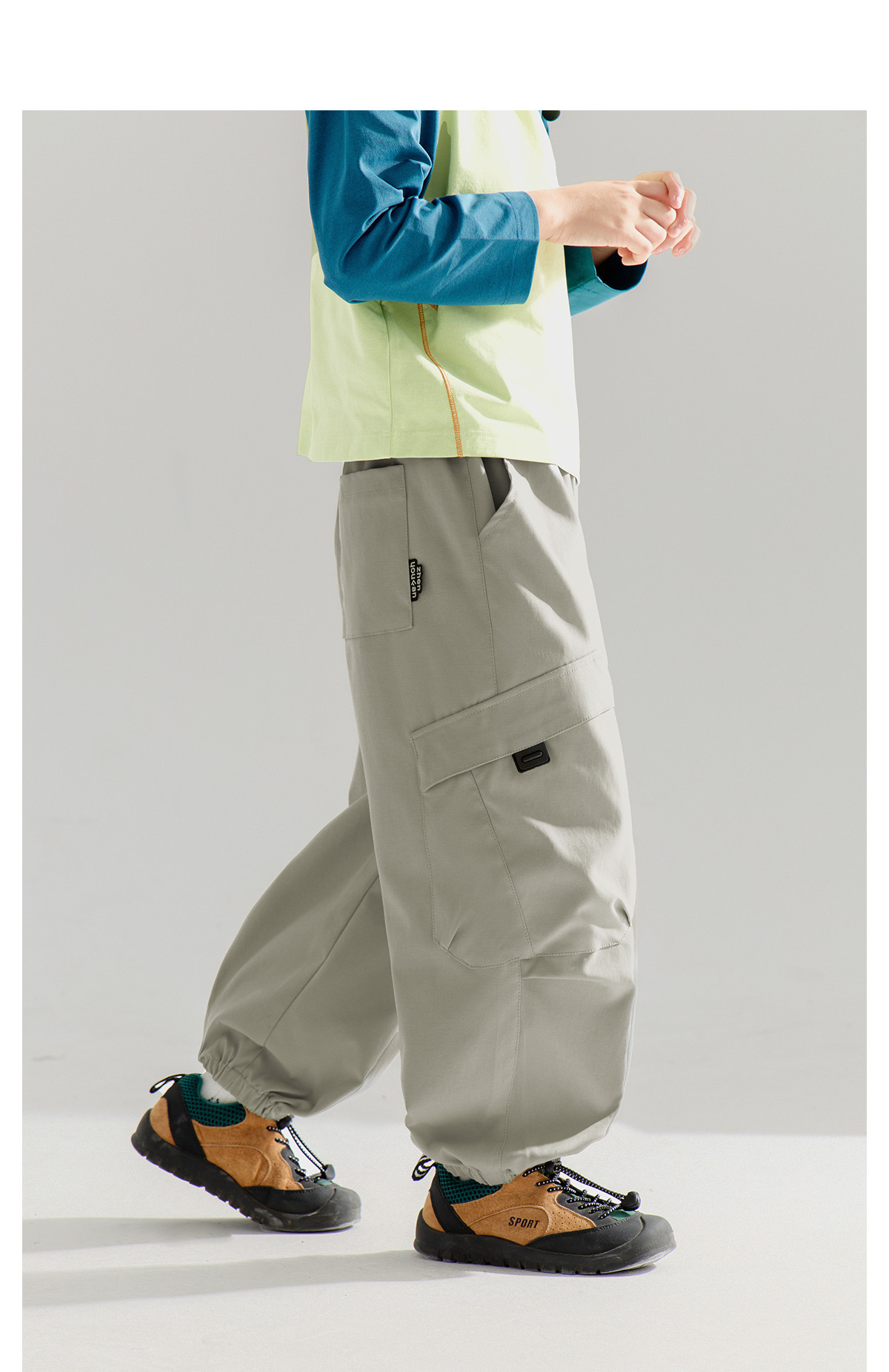 Zhen Youfan Boys' Pants Autumn New Style Children's Cargo Pants Spring and Autumn Big Boys' Long Pants Autumn Outdoor Hiking Pants — 42