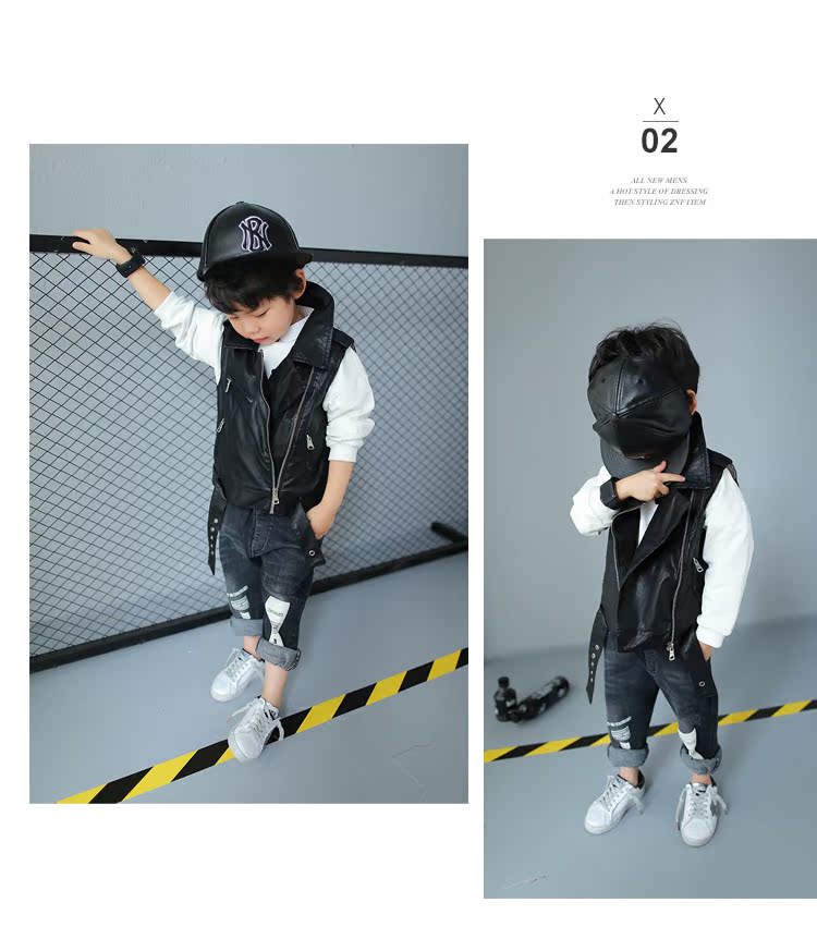 Gilet garcon en cuir - Ref 2067267 Image 23