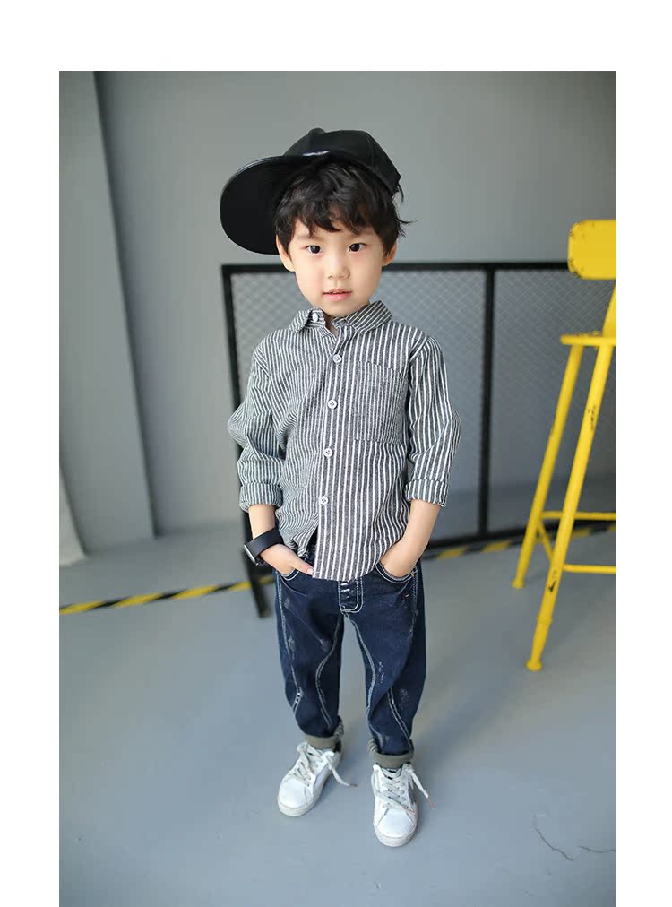 Chemise garcon à manche longue - Ref 2074305 Image 19