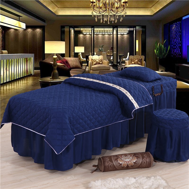 Vẻ đẹp mới trải giường bốn bộ massage vật lý trị liệu châm cứu sheets quilt cover giường massage custom made khuyến mại