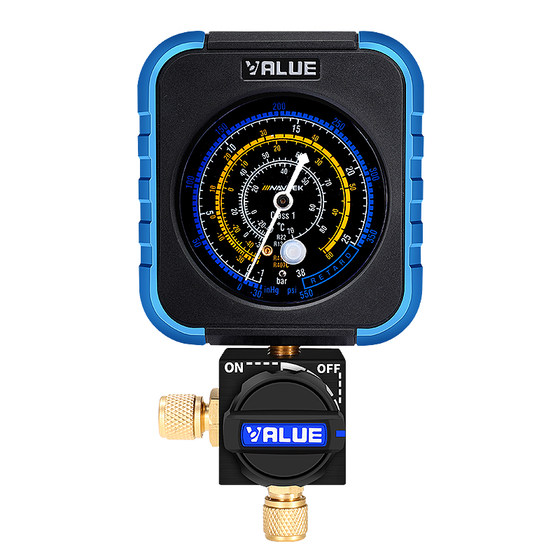 Flying over single-meter air-conditioning refrigerant pressure detection plus fluoride single-meter R22/R134/R410a air-conditioning plus fluoride refrigerant meter