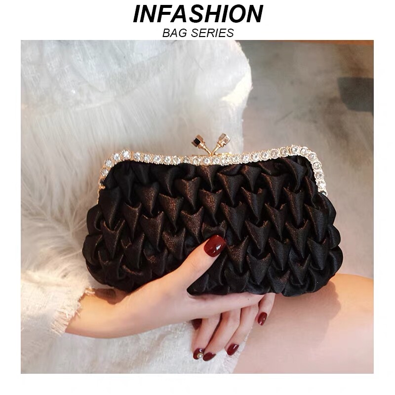 Hong Kong High-End Clutch Bag for Women 2026 New Fashion Elegant Party Clutch Bag Ladies Socialite Evening Clutch Bag