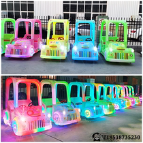 Square childrens play Indoor parent-child double toys Two-way plate touch classic car Outdoor stall electric car