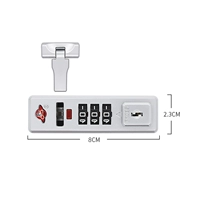 S071#Таможенный замок справа (серебристый)