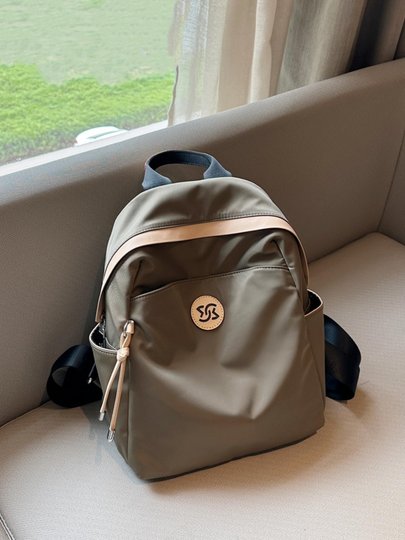 Su Xiaojin nicho mochila de viaje repelente al agua de doble hombro mochila de viaje de gran capacidad de alta gama tela Oxford liviana