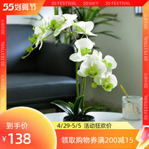 Modern minimalist Wind Home Imitation Floral Art With Bottle Feel Moisturizing Butterfly Lan White home Desktop Decorative Living Room