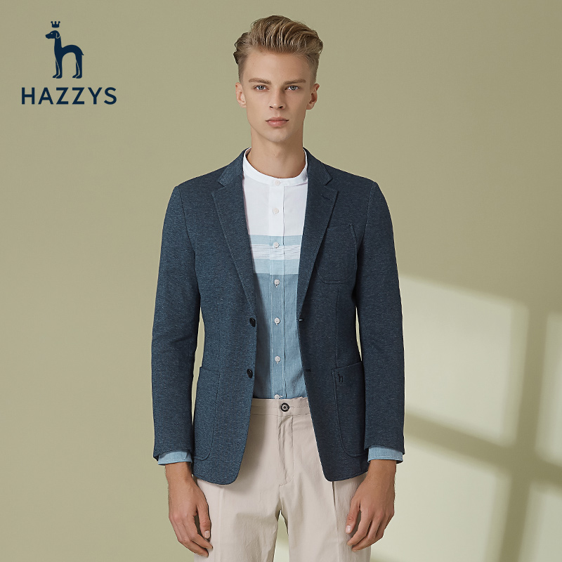 Hazzys Haggis mùa xuân mới Men Casual Suit thời trang Anh Độc Tây Trend áo bông Pythi