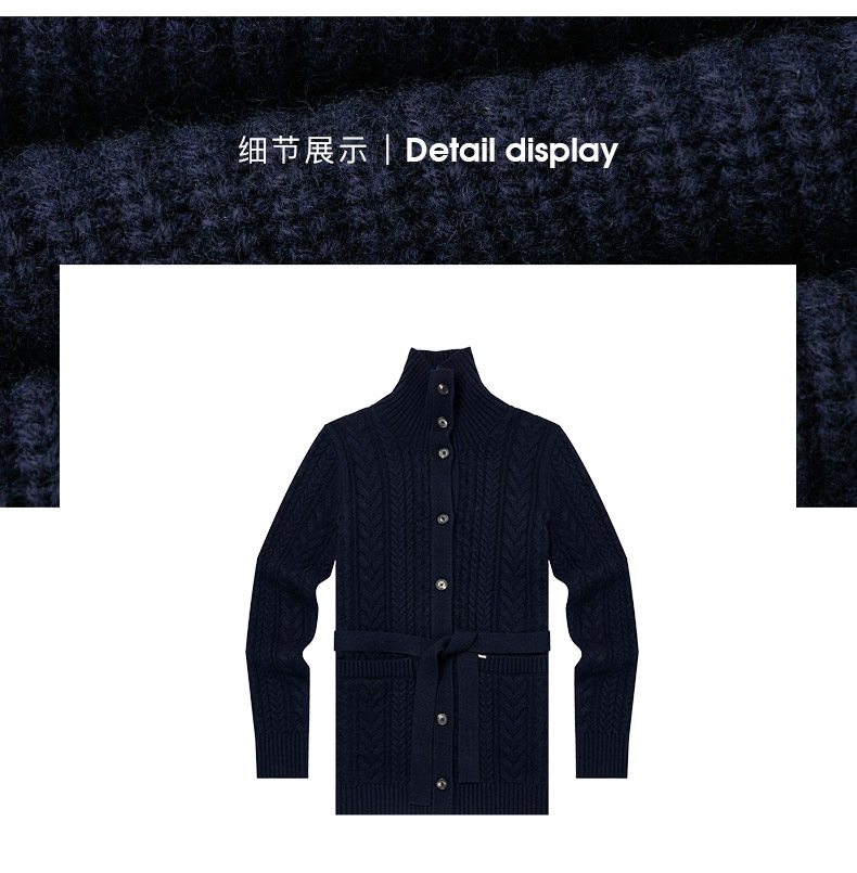 LG时装旗下高端品牌 Hazzys 女士开衫羊毛衫 100%绵羊毛 图20