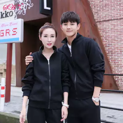 Stand collar sweatshirt custom class clothes diy clothes custom plus velvet hoodie coat overalls to map print logo