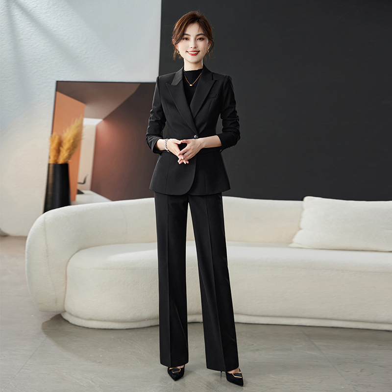 Autumn and Winter Thick Suit Set for Women, High-End Professional Attire, Casual Suit Jacket, Business Formal Wear, Commuting Work Clothes Autumn and Winter Thick Suit Set for Women, High-End Professional Attire, Casual Suit Jacket, Business Formal Wear, Commuting Work Clothes