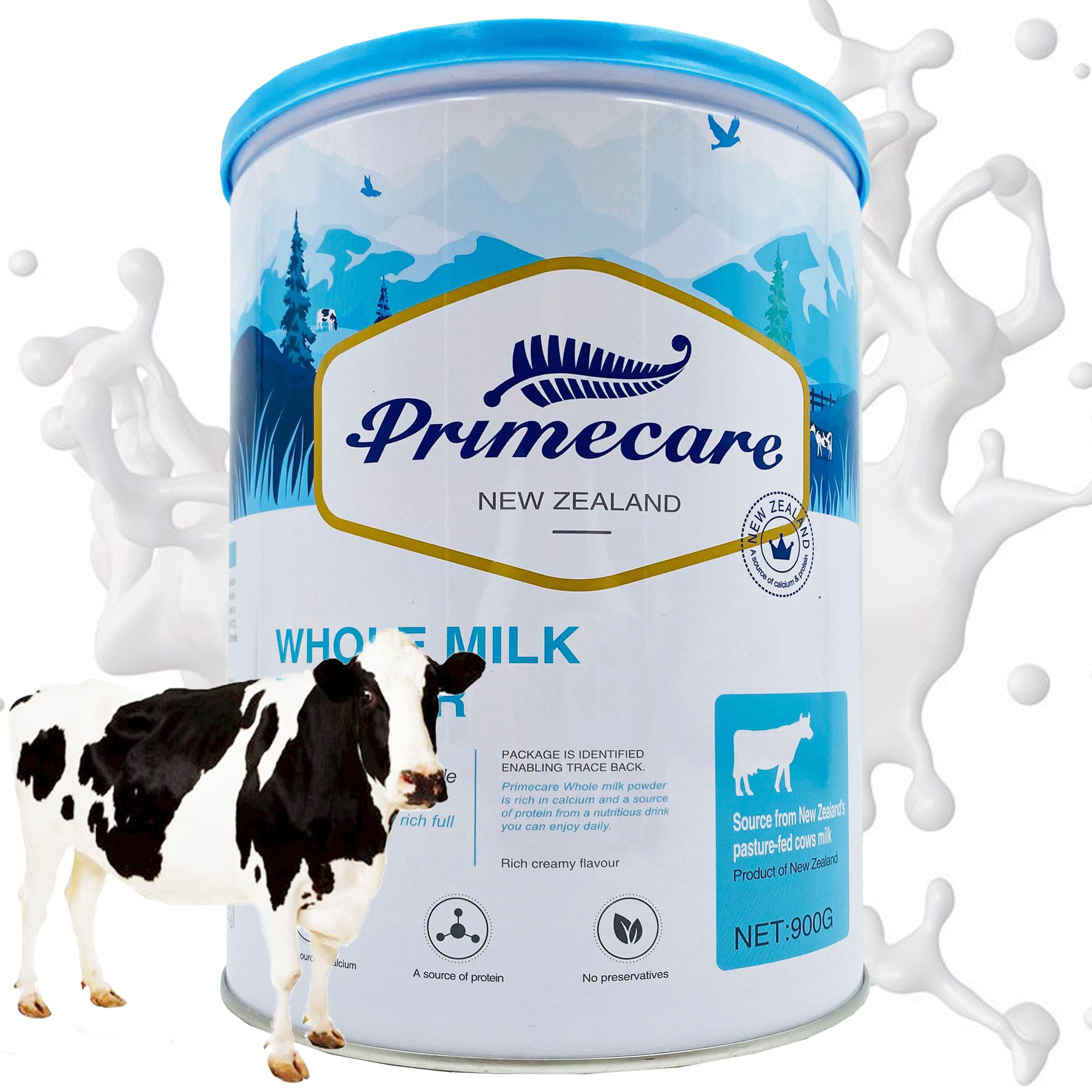 Naked price pro-period New Zealand imported skimmed whole milk powder 900g breakfast milk powder