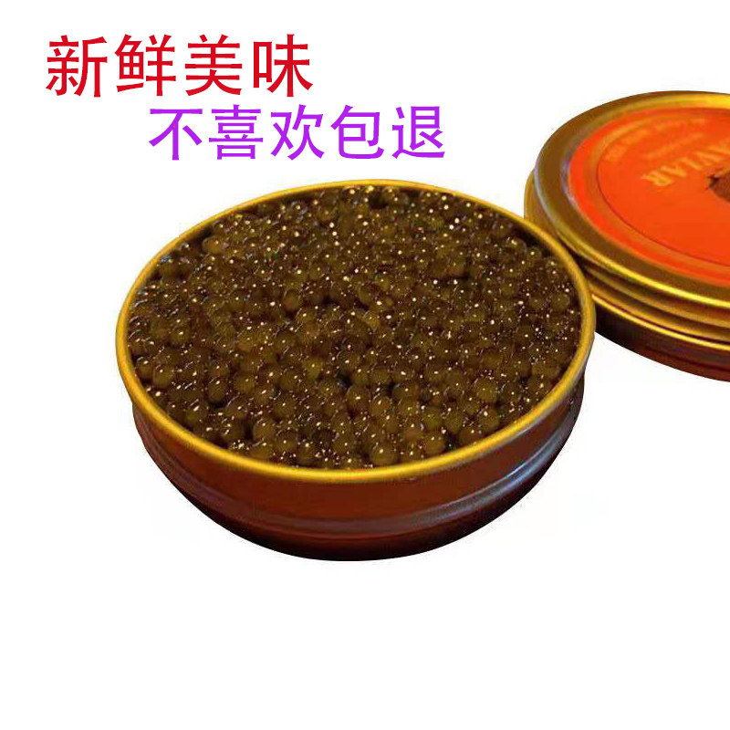 Grade A sturgeon seed sauce sushi 100 gr Sturgeon Sauce Ready-to-eat Fresh Russian Sturgeon Caviar Export to Europe and America
