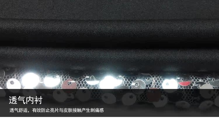 Nam trang phục sân khấu ca sĩ chủ trẻ em trang phục điệp khúc đen sequined vest T-Shirt boy trang phục