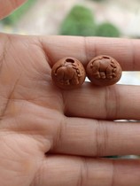 Dragon tattooing walnut pure handmade cows basket The back of the bulls basket is Xiangyun