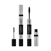 Flamingo thick love long double-headed mascara plump beauty zone waterproof and sweat-proof not easy to faint fine head professional