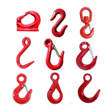 American ring eye large mouth piece Rotating S-type lifting sling hook Steel pipe hook Container hook 1 2 3 5 tons