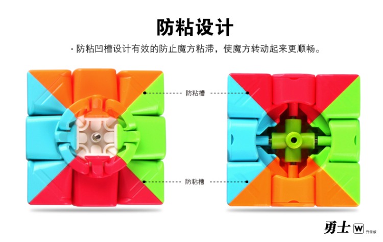 Qiyi hình khối thực màu thứ ba đơn hàng thứ tư mịn màng phù hợp với bộ đồ chơi giáo dục trẻ em mới bắt đầu xe ô tô đồ chơi