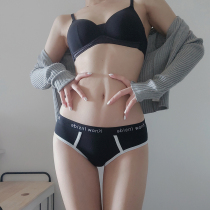 Fashion wide side BF wind sports underwear women cotton breathable low waist sexy triangle shorts girl student pants Head Women