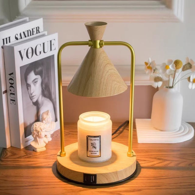 Funnel Retro Candle Lamp Bedroom Wax Melting Lamp Candle Melting Lamp Romantic Atmosphere Lamp Essential Oil Aromatherapy Lamp