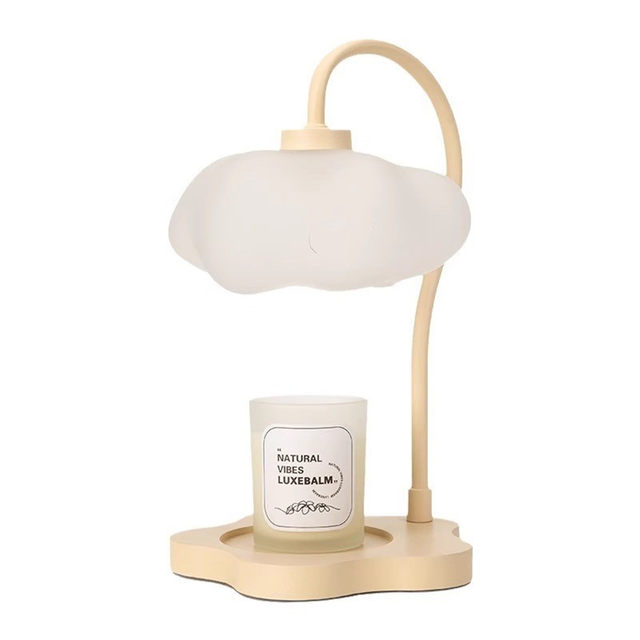 Creative and High-End Cloud-Shaped Wax Lamp, Timed Table Lamp, Bedroom Bedside Lamp, High-Value Atmosphere Night Light Gift