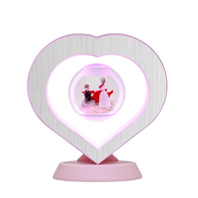 Popular Smart Ai Color-Changing Magnetic Levitation Eternal Flower Bedside Ornament, High-End Valentine's Day Gift, Birthday Present, Housewarming Gift