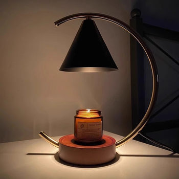 2025 Moon Hot Melt Lamp Decorative Candle Melting Lamp Dimmable Ambient Light Candle Melting Lamp Wax Melting Lamp Heated Aromatherapy Candle Lamp