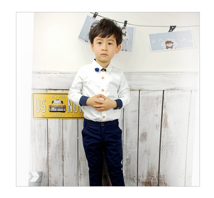 Chemise garcon à manche longue - Ref 2076261 Image 28