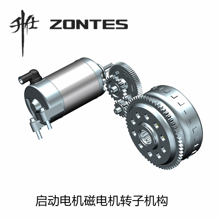Shengshi Zt250/Zt310 Starter Motor Bridge Reduction Gear Magneto Rotor Stator Large Gear