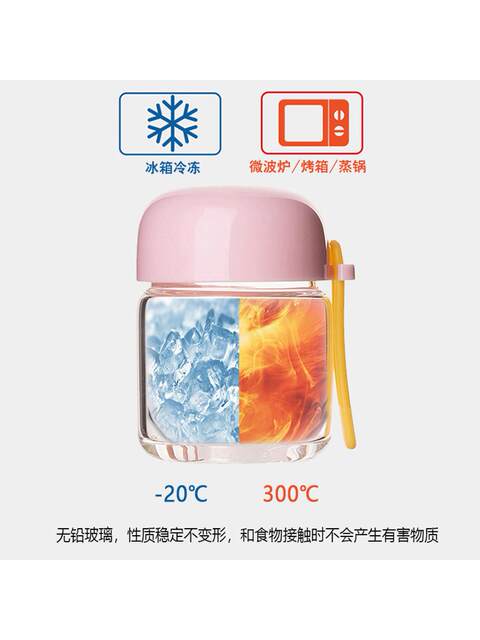 Mini Glass Cup, Small Capacity, Portable Bird's Nest Water Cup, Cute and Girly, ins Style, Portable Milk Cup for Summer