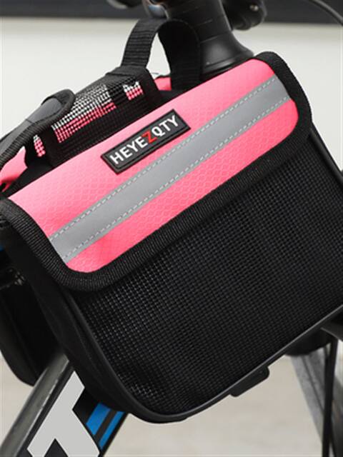 Children's Mountain Bike Front Frame Bag, Front Bar Small Bag, Upper Tube Storage Waterproof Phone Bag, Saddle Bag