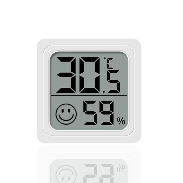 Electronic Indoor Temperature and Humidity Meter, High-Precision Household Baby Room Thermometer, Wall-Mounted Dry and Wet Display Detection Instrument