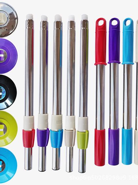 Rotating Mop Handle, Single Handle Mop Head, Hand-Pressed Integrated Mop, Good Magic Mop Replacement Parts, Mop Rod
