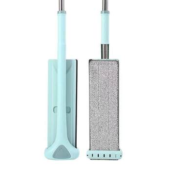 Mop That Doesn'T Require Hand Washing, Flat Mop for Both Dry and Wet Use, Large Mop for Home Wooden Floors, Floor Cleaning Tool That Wipes and Scrubs Thoroughly