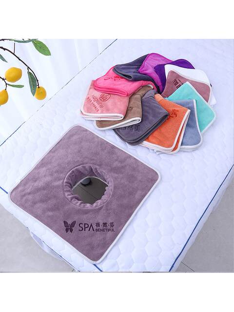 Beauty Salon Bed Cover with Hole, Massage Bed Cover with Hole, Towel with Hole, Bed Sheet with Hole, Bedspread with Hole, Cushion Cover with Hole