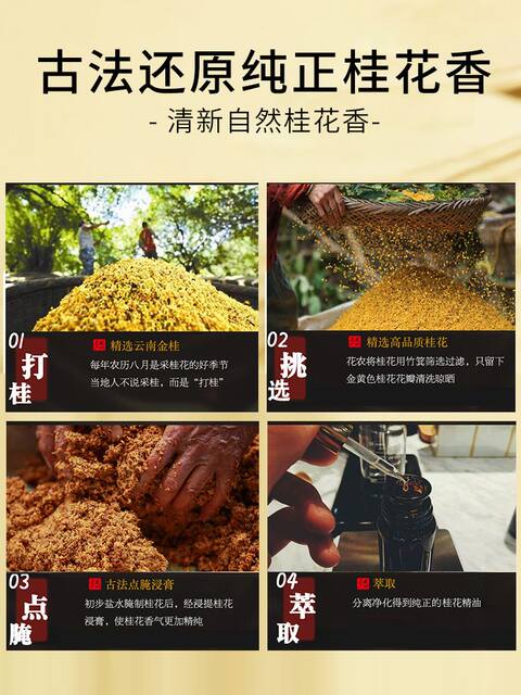 Long-Established Osmanthus Scented Perfume for Men and Women, Long-Lasting Light Fragrance, 72 Hours of Fragrance, Domestic Product, Big Brand Genuine Official Flagship Store