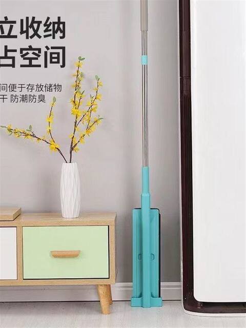 Mop Hands-free flat mop dry and wet dual-use household wooden floor large mop mop artifact wipe clean with one mop