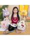 Winter Student Cartoon Cinnamoroll My Melody Cute Plush Bag 2023 New Style Girl's Handbag Lunch Bag