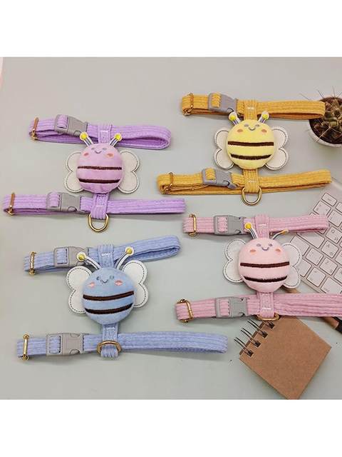 Dog Leash Anti-Escape Harness for Outdoor Use, Bee-Shaped I-Shaped Harness for Teddy Small Dogs and Rabbits, Household Pet Supplies