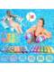 Floating Bed for Adults, Inflatable Water Float, Thickened Mesh Bed, Girls' Water Play Float Chair, Swimming Float Ring with Net, Floating Raft